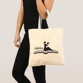 トートオープンブック女読性 トートバッグ (正面(商品))