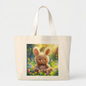 トートショッピングバッグ ラージトートバッグ (正面)