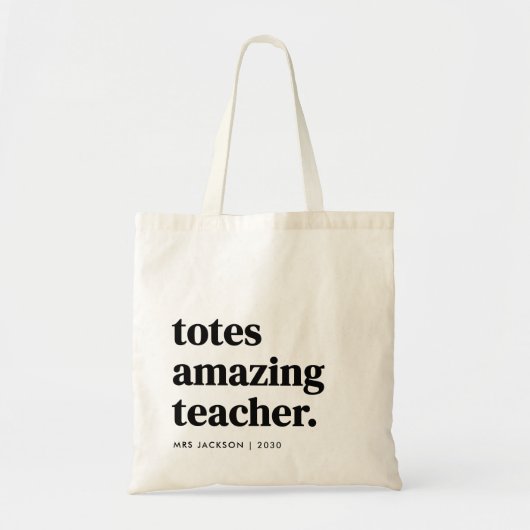 トートズアメージング先生トートバッグ トートバッグ (正面)