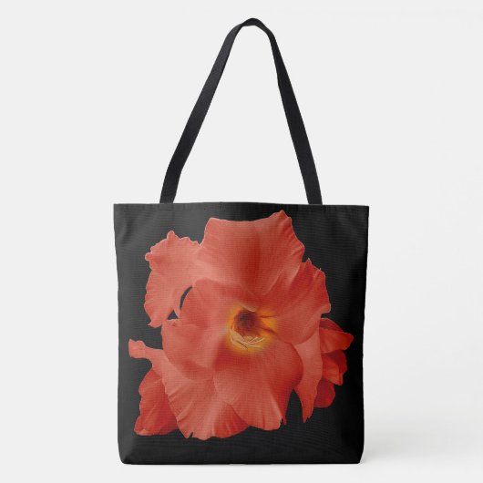 トートソードリリーレッドイエロー トートバッグ (正面)