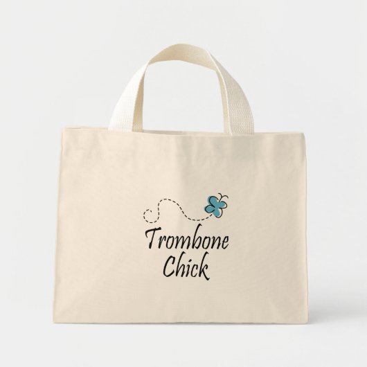 トートバかわいらしッストライプのグ ミニトートバッグ (正面)