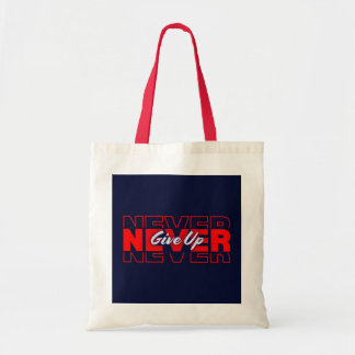 :_ "トートバやる気を起こさせるッグ – 'Never 与え Up' Inspir トートバッグ