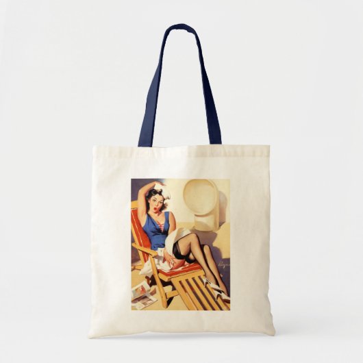 トートバックのヴィンテージのロカビリーの爆弾 トートバッグ (正面)