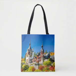 トートバックのPelesのカスタムな城Sinaia トートバッグ