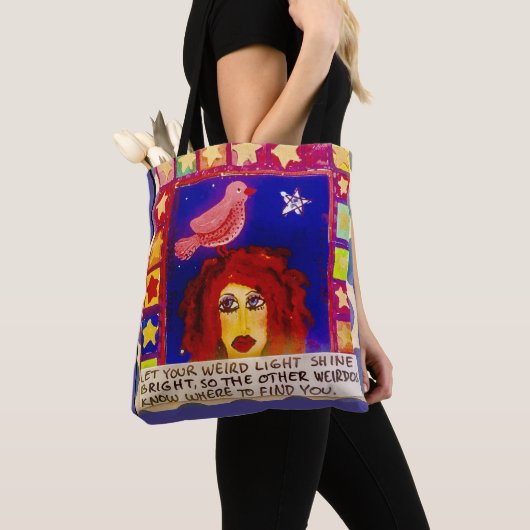 トートバックはあなたの軽い輝やきを明るい他そう可能にしました トートバッグ (クローズアップ)