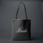 トートバック-デュオの両面のBlack&Whiteの花嫁のバッグ トートバッグ<br><div class="desc">デュオの音色のシンプルなトート。 黒く及び白い側面および白く及び黒い側面。 必要とされるあらゆる文字に変えて下さい。</div>