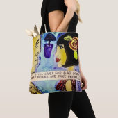 トートバック-生命は悪い食糧のために余りに短いです、安く トートバッグ (クローズアップ)