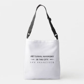 トートバック(白い) クロスボディバッグ (裏面)