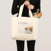 トートバックGroomerTALK @ PetGroomer.com ラージトートバッグ (正面(商品))