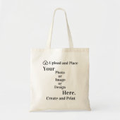 トートバッグあなたのデザインまたは写真のアップロード トートバッグ (正面)