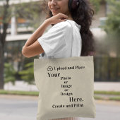 トートバッグあなたのデザインまたは写真のアップロード トートバッグ