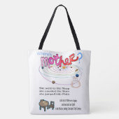 トートバッグお母さんは？ トートバッグ (裏面)