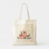 トートバッグとクリスマスデザイン トートバッグ (裏面)