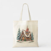 トートバッグとクリスマスデザイン トートバッグ (裏面)