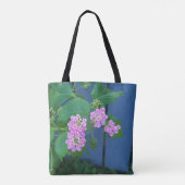 トートバッグのピンクのランタナの野生の花 トートバッグ (裏面)