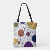 トートバッグの上で渦巻く トートバッグ (裏面)