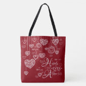 トートバッグの後ずっと楽しそうに二枚舌を巻く トートバッグ (正面)