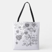 トートバッグの後ずっと楽しそうに二枚舌を巻く トートバッグ (正面)