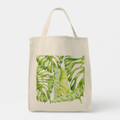 トートバッグの葉状の彫刻(1) トートバッグ (裏面)