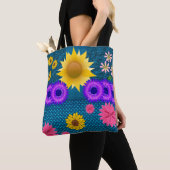 トートバッグひまわり トートバッグ (クローズアップ)
