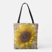 トートバッグひまわり トートバッグ (裏面)