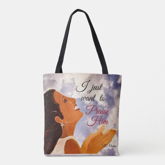 トートバッグを褒めてあげたい トートバッグ (裏面)