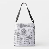 トートバッグアート及びデザイン クロスボディバッグ (裏面)