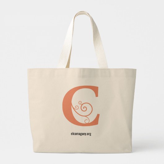 トートバッグエルカマグエイ ラージトートバッグ (裏面)