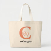 トートバッグエルカマグエイ ラージトートバッグ (正面)