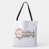 トートバッグオールドファッションショッピングヴィンテージ トートバッグ (正面)