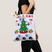 トートバッグクリスマス トートバッグ (クローズアップ)