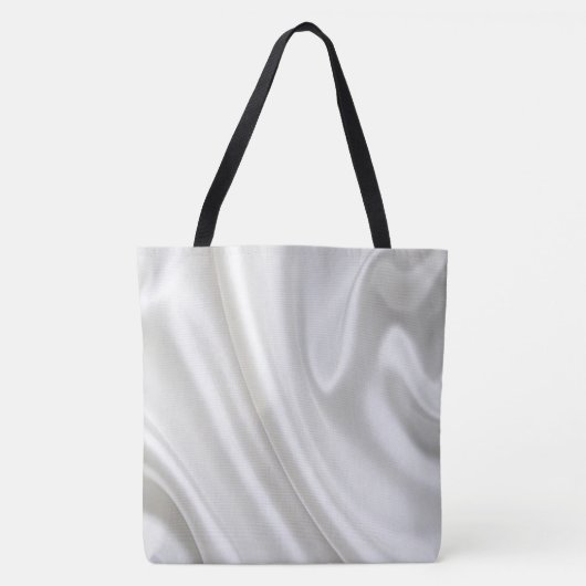 トートバッグサテンホワイト トートバッグ (正面)