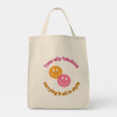 トートバッグトートアリー素晴らしい – おもしろい&ルースタイリッシュサブ トートバッグ (裏面)