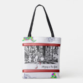 トートバッグニューヨークスタイルショッピング トートバッグ (裏面)