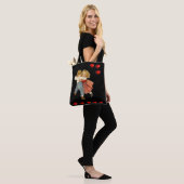 トートバッグバレンタインの愛ハート トートバッグ (モデル)