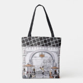 トートバッグパリフランスコーヒー トートバッグ (裏面)