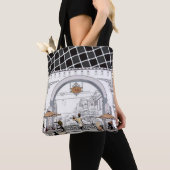 トートバッグパリフランスコーヒー トートバッグ (クローズアップ)