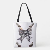 トートバッグヒョウ弓 トートバッグ (裏面)