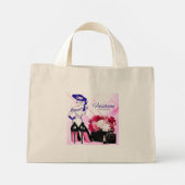 トートバッグファッション ミニトートバッグ (裏面)