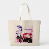 トートバッグファッション ラージトートバッグ (裏面)