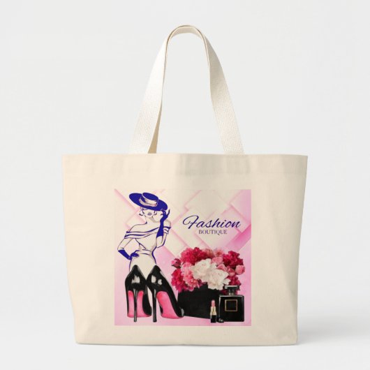 トートバッグファッション ラージトートバッグ (正面)