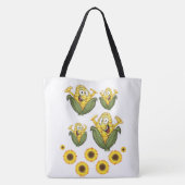 トートバッグホワイトコーン トートバッグ (裏面)