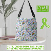 トートバッグライム病ギフト#lyme #bag クロスボディバッグ