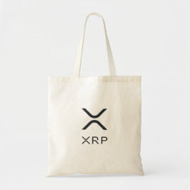 トートバッグ下のXRPロゴと文字 トートバッグ