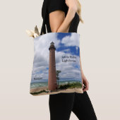 トートバッグ全体のリトルセーブルライトハウス トートバッグ (クローズアップ)