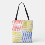 トートバッグ折衷的なイワシデザイン | カスタマイズ可能 トートバッグ (裏面)