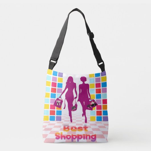 トートバッグ最高のショッピング クロスボディバッグ (正面)