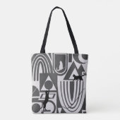 トートバッグ猫と白黒芸術的猫 トートバッグ (裏面)