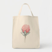 トートバッグ繊細な花。 トートバッグ (正面)