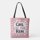 トートバッグ走の女の子 トートバッグ (裏面)